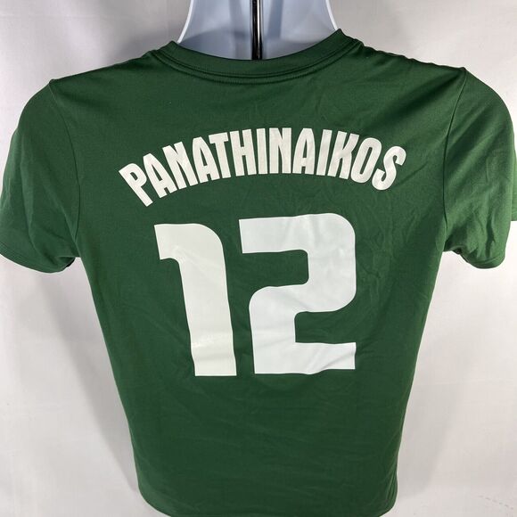 NIKE PANATHINAIKOS SOCCER JERSEY SHIRT SMALL GREEN #12 SUMMER 2023 SHORT SLEEVE - Picture 4 of 12